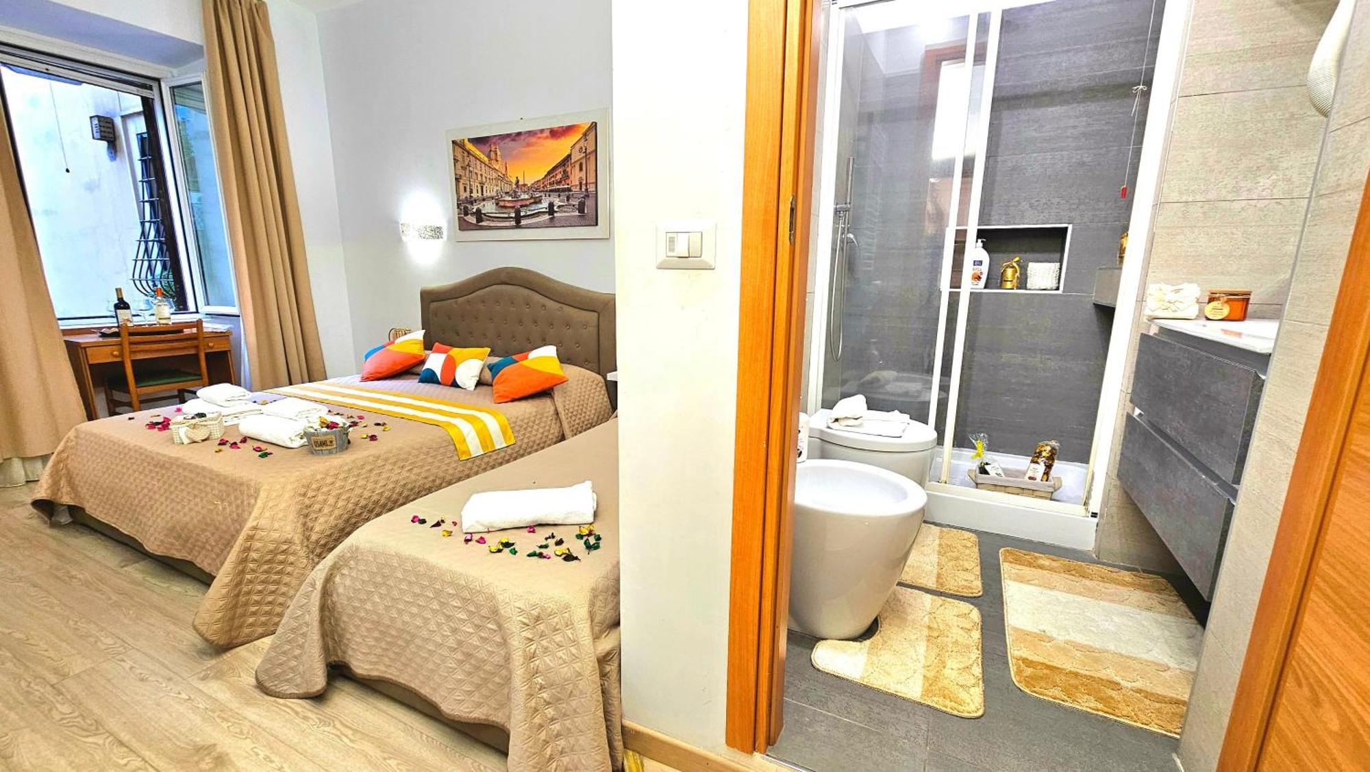 לינה וארוחת בוקר A Casa Simpatia Roma - Free Parking If You Book 4 Nights מראה חיצוני תמונה