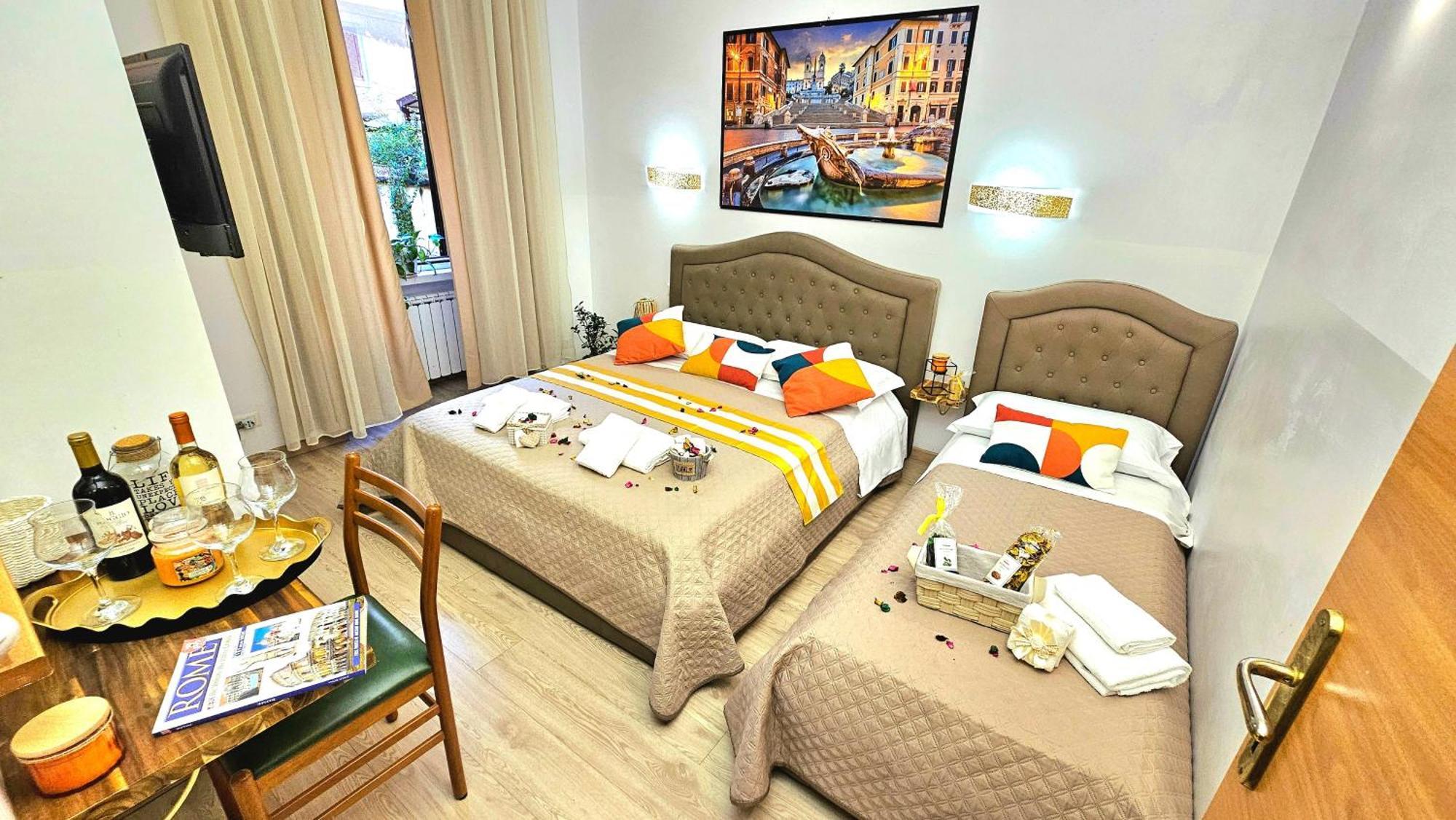 לינה וארוחת בוקר A Casa Simpatia Roma - Free Parking If You Book 4 Nights מראה חיצוני תמונה